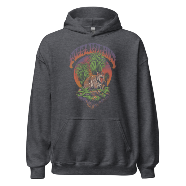 Fuzz Island Hoodie - Dark Heather