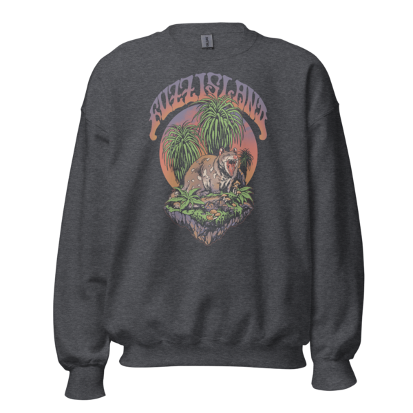 Fuzz Island Sweatshirt - Dark Heather