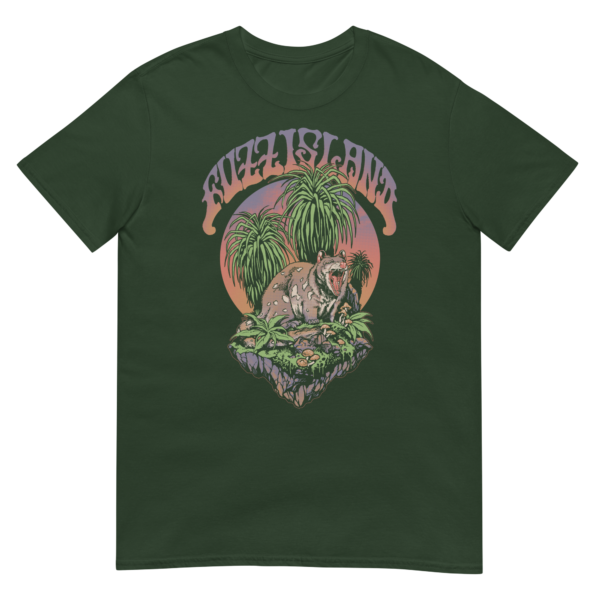 unisex-basic-softstyle-t-shirt-forest-green-front-6a7b0791d3cc2.png Fuzz Island T-Shirt